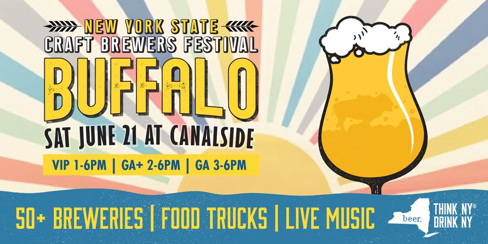 BufWaterfront's tweet image. This Saturday, join us for Brewer's Fest!
The renowned event brings together more than 50 breweries from every region of the state offering enthusiasts, both novice and seasoned, a rare opportunity to relish in unique and award-winning beer.
Tix: thinknydrinkny.com/buffalo/