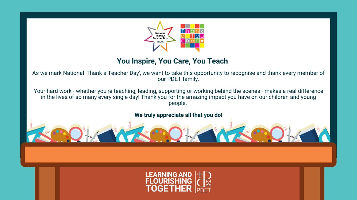 🌟 National Thank a Teacher Day 2025 🌟
We truly appreciate all that you do!
#ThankaTeacherDay
#ProudtobePDET