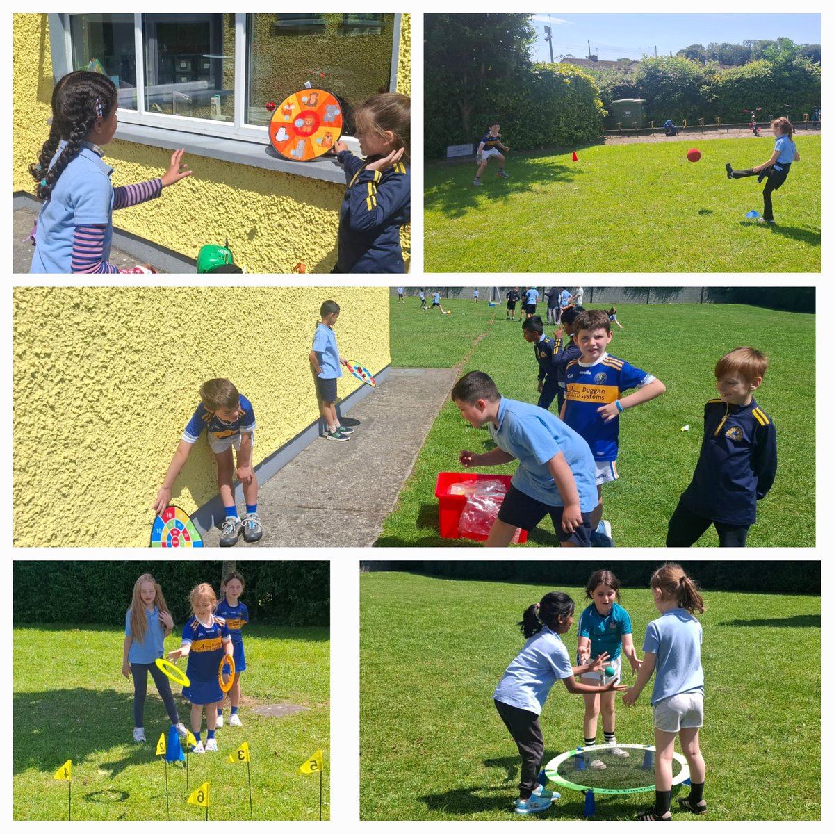 We had great fun in the sun practicing our striking skills. We loved using our maths skills to calculate our totals and find our personal best!
