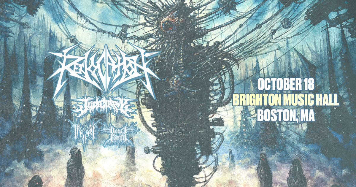 Brighton Music Hall presented by Citizens (@brighton_music) on Twitter photo JUST ANNOUNCED! <a href="/Revocation/">Revocation</a> hits Boston on Saturday, October 18th with Judiciary, Inferi, and <a href="/VomitForth/">πππππ π
ππππ</a>! πΉ
π On Sale | June 20 | 1pm
More info here: bit.ly/3HNfPIV JUST ANNOUNCED! <a href="/Revocation/">Revocation</a> hits Boston on Saturday, October 18th with Judiciary, Inferi, and <a href="/VomitForth/">πππππ π
ππππ</a>! πΉ
π On Sale | June 20 | 1pm
More info here: bit.ly/3HNfPIV