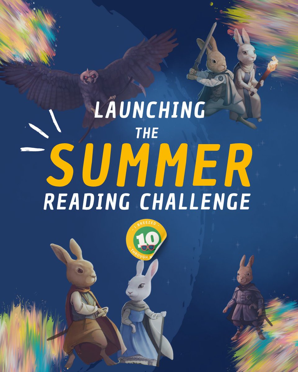 10ofthose's tweet image. It's almost here...the 10ofthose Children and Youth Summer Reading Challenge!
To celebrate the launch, we're giving away TWO 𝐧𝐞𝐰 Green Ember Series, hot off the press!
Head over to @10ofthose on facebook or Instagram now!
See you in July for the start of the Challenge!