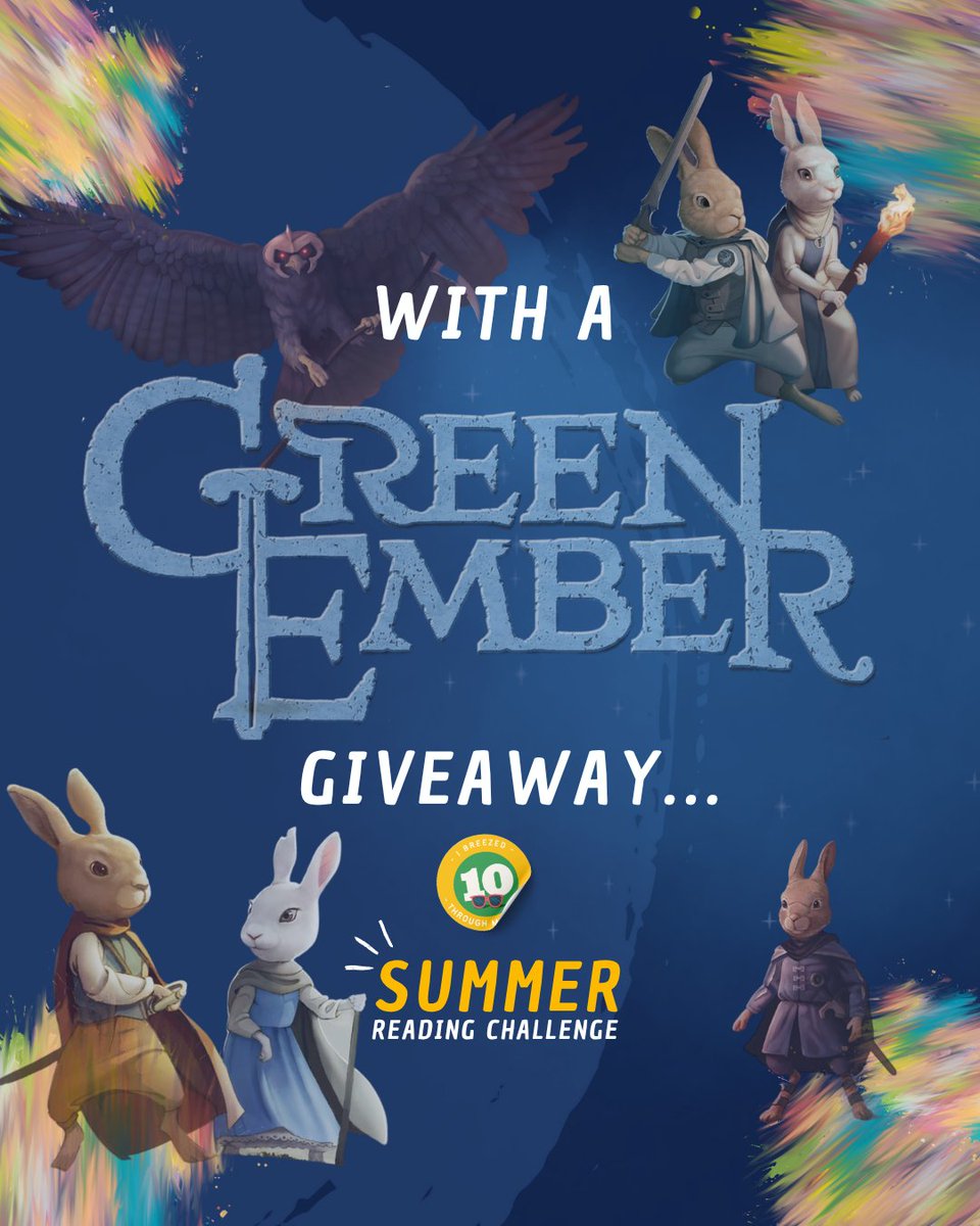 10ofthose's tweet image. It's almost here...the 10ofthose Children and Youth Summer Reading Challenge!
To celebrate the launch, we're giving away TWO 𝐧𝐞𝐰 Green Ember Series, hot off the press!
Head over to @10ofthose on facebook or Instagram now!
See you in July for the start of the Challenge!