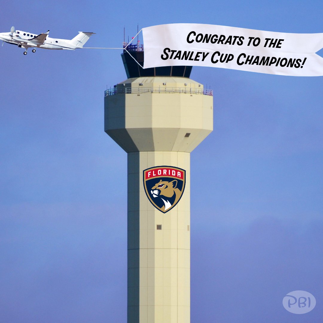 Palm Beach International Airport (@flypbi) on Twitter photo Congratulations to the <a href="/FlaPanthers/">Florida Panthers</a> on their Stanley Cup victory! 🏆🎉 As South Florida's favorite airport, PBI is thrilled to celebrate this incredible achievement 💙🏒#FLAPanthers #PantherPride #PanthersWin #StanleyCup #flyPBI Congratulations to the <a href="/FlaPanthers/">Florida Panthers</a> on their Stanley Cup victory! 🏆🎉 As South Florida's favorite airport, PBI is thrilled to celebrate this incredible achievement 💙🏒#FLAPanthers #PantherPride #PanthersWin #StanleyCup #flyPBI