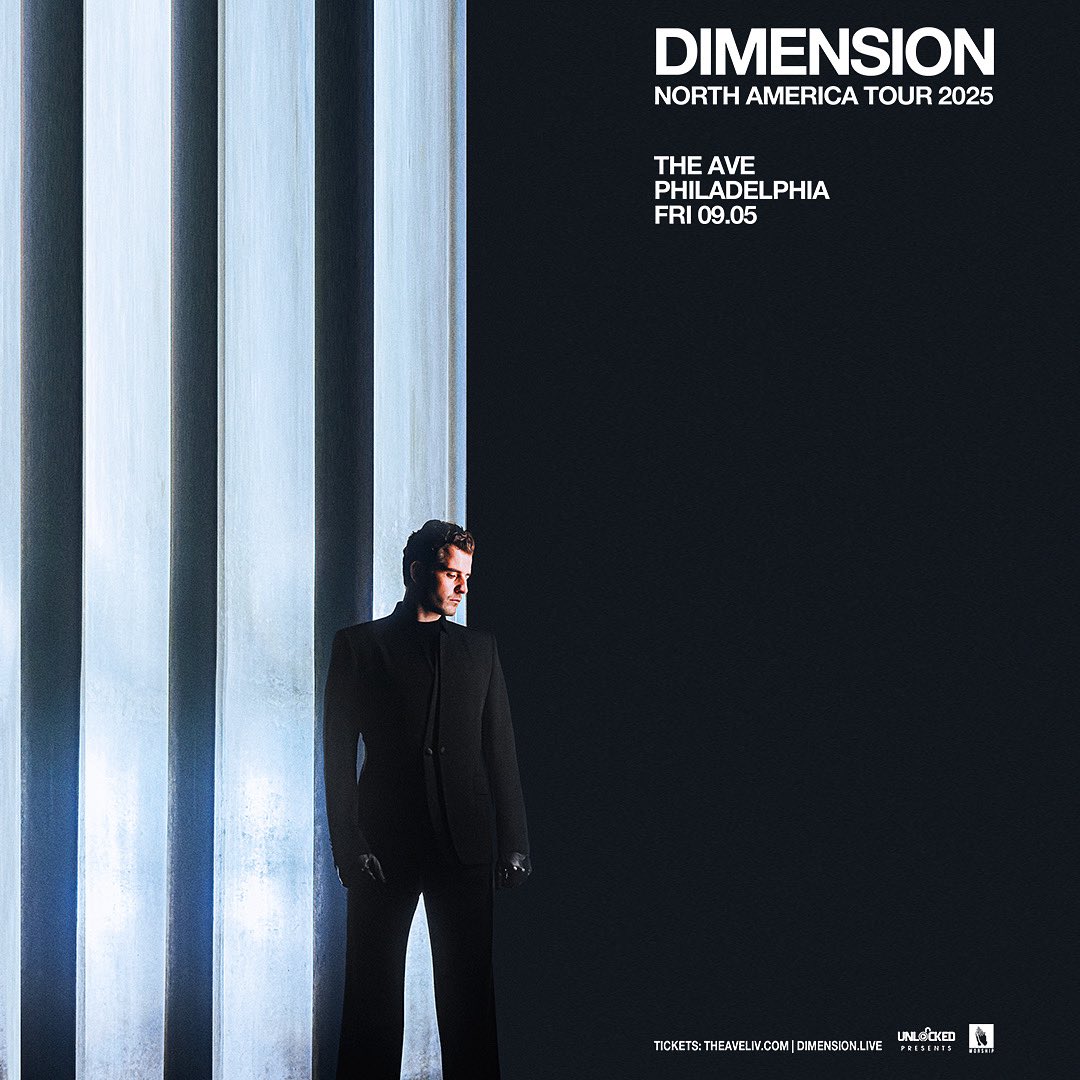 Show Announcement 🪩 You know we had to bring back DIMENSION as he makes his return to Philly this fall on Friday September 5th for his North America Tour 2025! 

📲 Tickets on sale starting Friday June 27th at the link in our bio