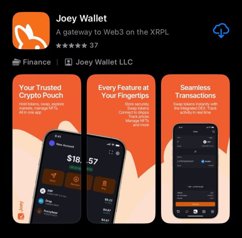 flint (@birdmannest) on Twitter photo GM! 🌞
Tap into the <a href="/JoeyWallet/">Joey Wallet</a> now available in the Apple App Store!
Onboarding to $XRP memes has never been quicker and easier. GM! 🌞
Tap into the <a href="/JoeyWallet/">Joey Wallet</a> now available in the Apple App Store!
Onboarding to $XRP memes has never been quicker and easier.