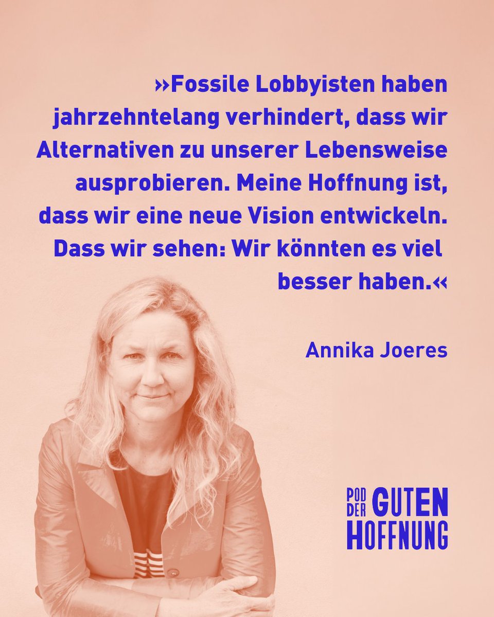Die Investigativjournalistin <a href="/AnnikaJoeres/">Annika Joeres</a> schreibt als Klimareporterin u.A. für <a href="/correctiv_org/">CORRECTIV</a>. Im Pod der guten Hoffnung erzählt sie, wie Wut &amp; Hoffnung zusammengehören.
Der Pod der guten Hoffnung ist ein Podcast von uns &amp;@treibhauspost. Hier reinhören: sohub.io/rnne