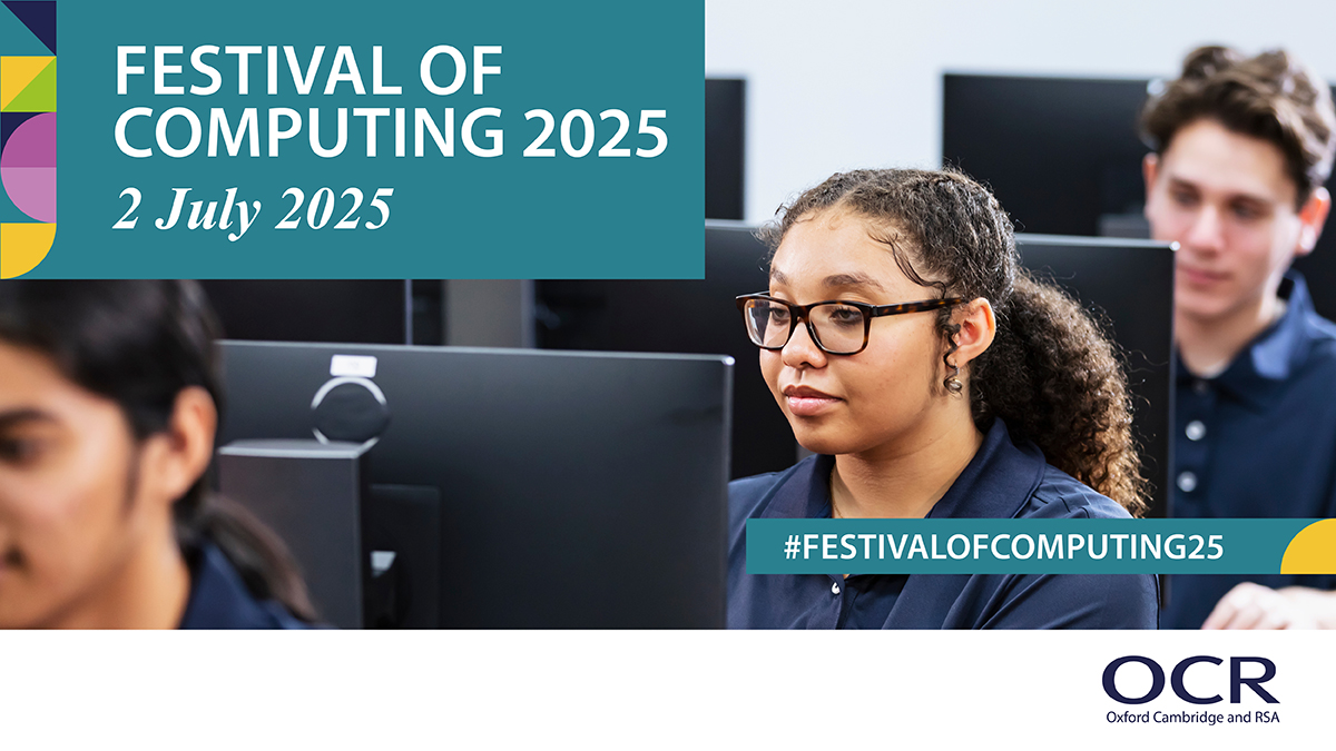 Join Ceredig Cattanach-Chell at #FestivalOfComputing25 @CraignDave1 
2 July 🕝 14:30–15:15 – Workshop 3

Explore Level 3 AAQs ow.ly/Samb50WaFtz

What are they and how do they work?
Computing: Application Development and IT: Data Analytics.

Book now: ow.ly/cCUH50WaFty