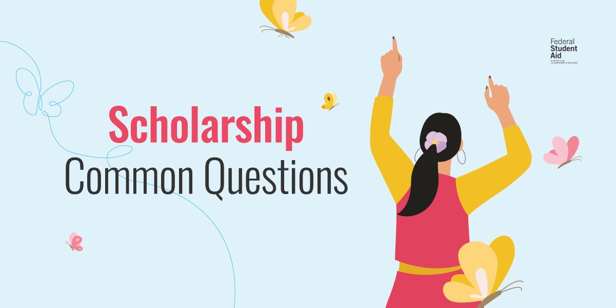 FAFSA's tweet image. There are many different scholarships, and with the right answers, you can find the one for you.
Learn more: StudentAid.gov/scholarships
