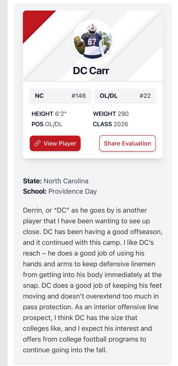 DcDerrin's tweet image. Thanks @pepman704 and @PrepRedzoneNC for the write up. I’m working hard. #hardworkworks
@ChadGrier_ @PDS_ChargersFB @finisholacademy @Coach_Hill71