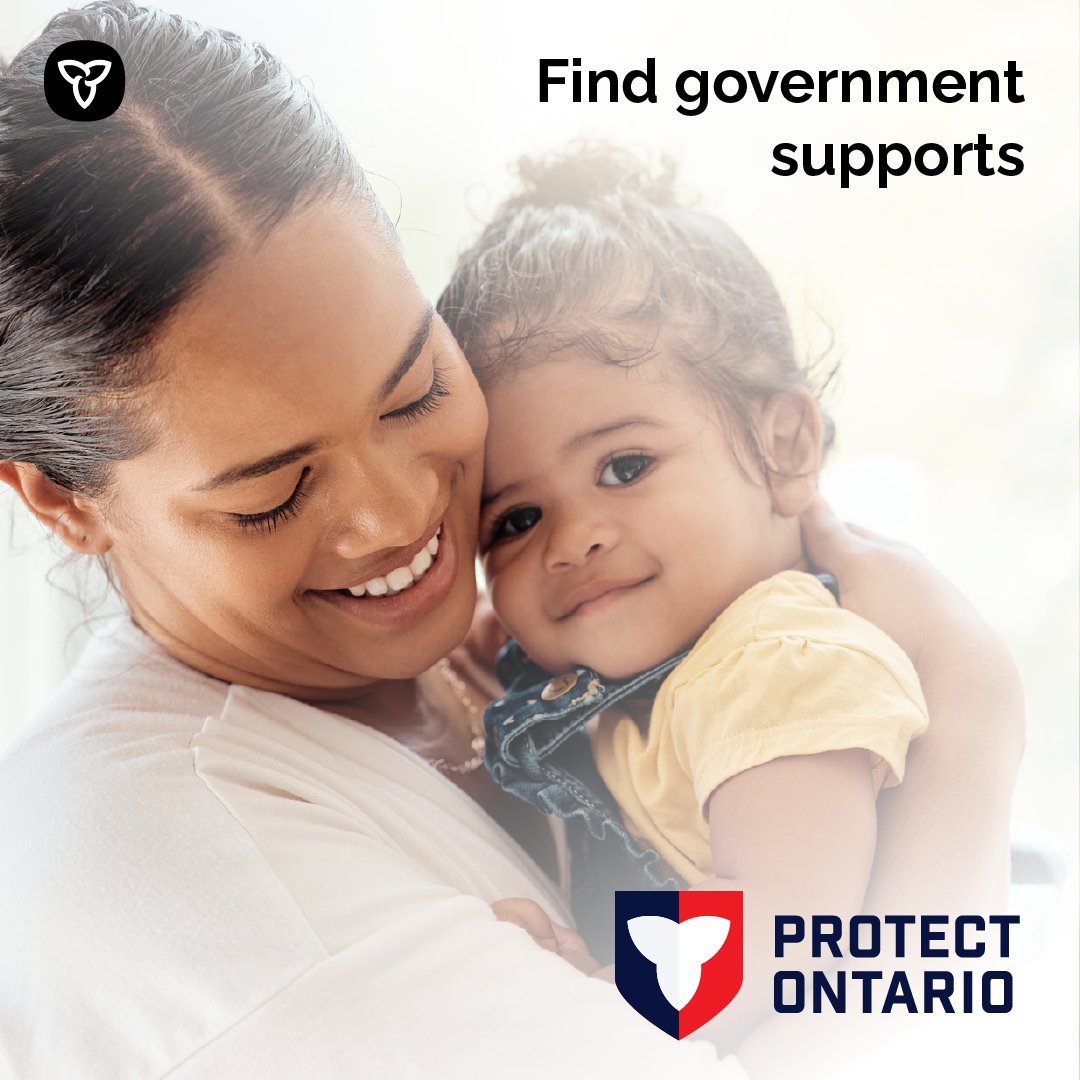 Ontario has programs and financial supports to help people with the cost of things such as:

✅ Job training
✅ Dental care
✅ Health services
✅ Childcare

Use our online tool to learn about support programs you may be eligible for: ontario.ca/FindBenefits