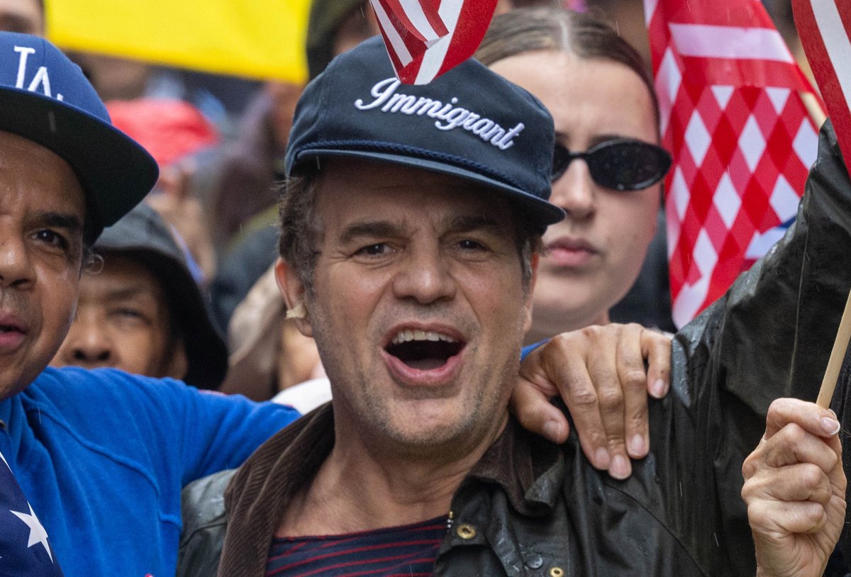 Mark Ruffalo rails against "grifter" Donald Trump and says "billionaires are the problem, not immigrants."

“You want to get rid of the people who are picking your food, without a care in the world for who is poisoning your bodies with chemicals that aren’t ever meant to be in