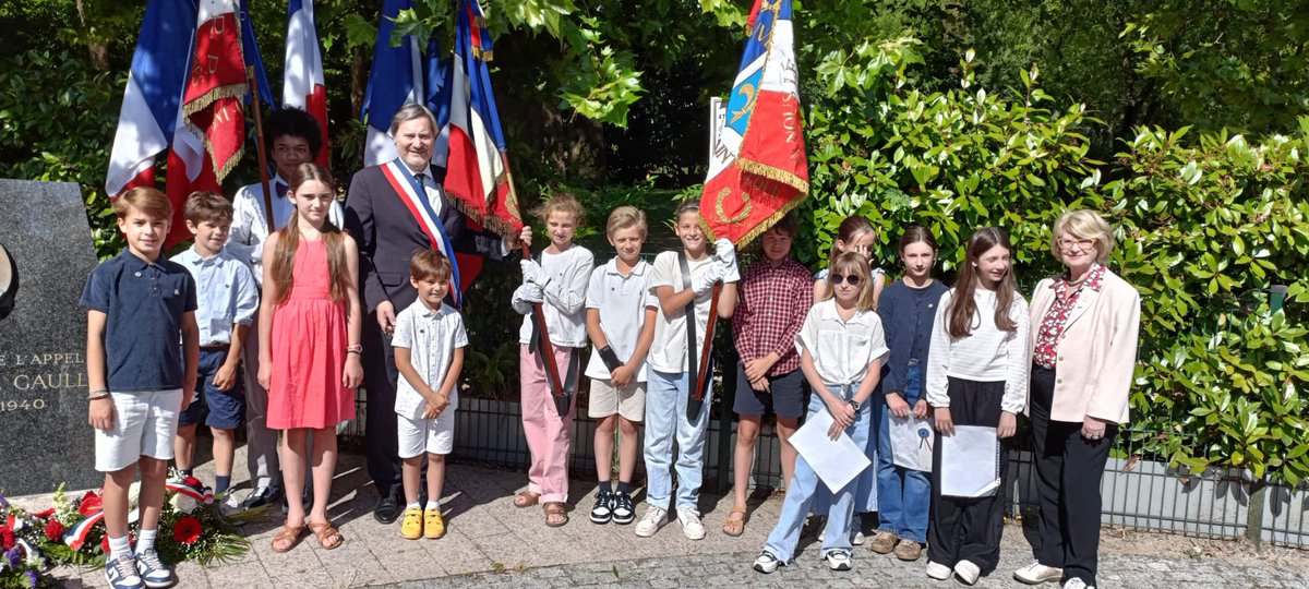 ericberdoati's tweet image. Commémoration de l’appel du 18 juin 1940 @VilleSaintCloud