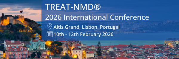 📢 Early Bird Registration is now open!

Join us for the 8th TREAT-NMD® International Conference

📍 Lisbon, Portugal | 🗓️ 10–12 February 2026
Connect with the global neuromuscular community to explore key challenges in research, care, and access.

🎟️ Early Bird rates until 31