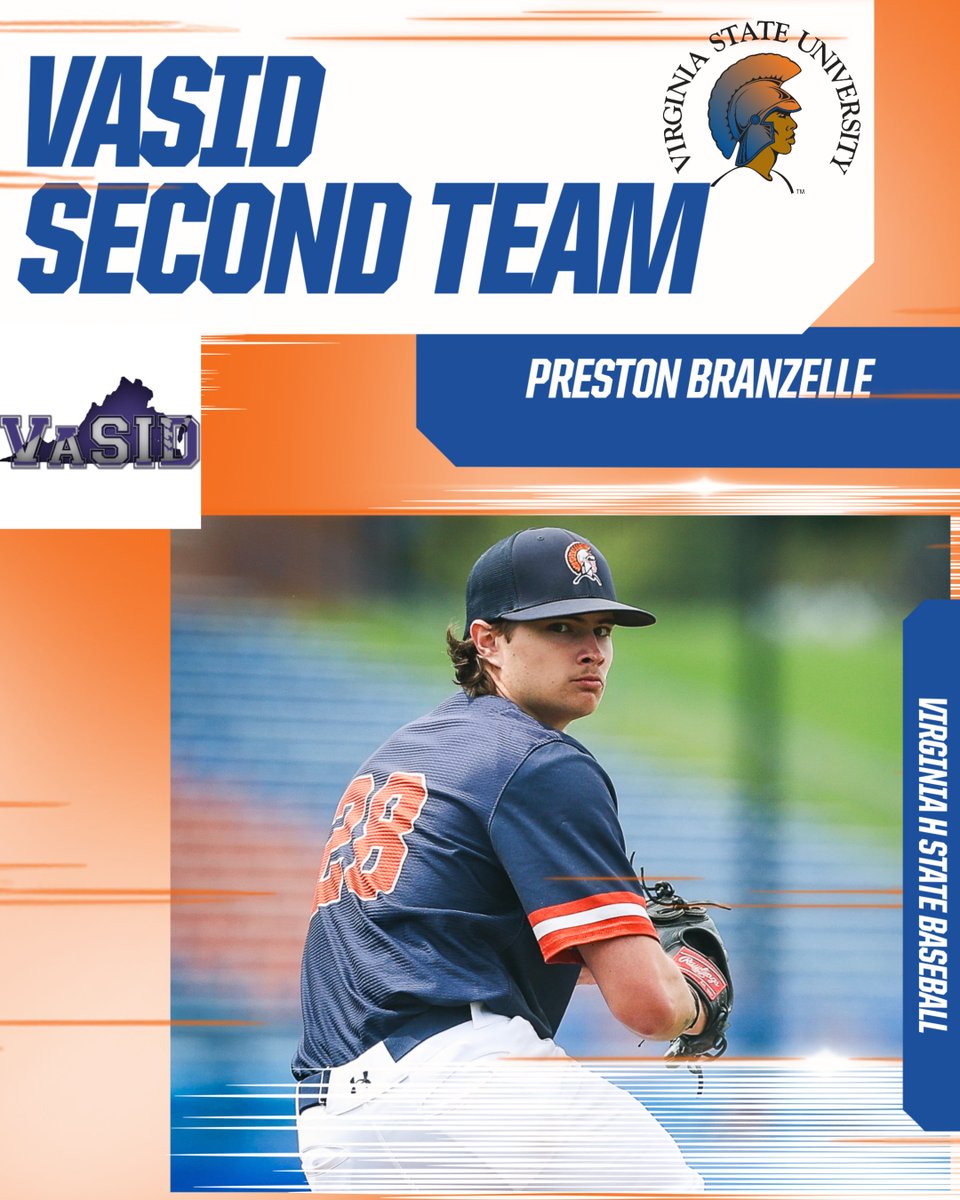 Congrats to Preston Branzelle who made the VASID Second Team for Baseball