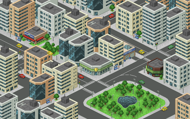 #pixelart isometric city.
I do commissions, my portfolio: artstation.com/cecihoneypixel