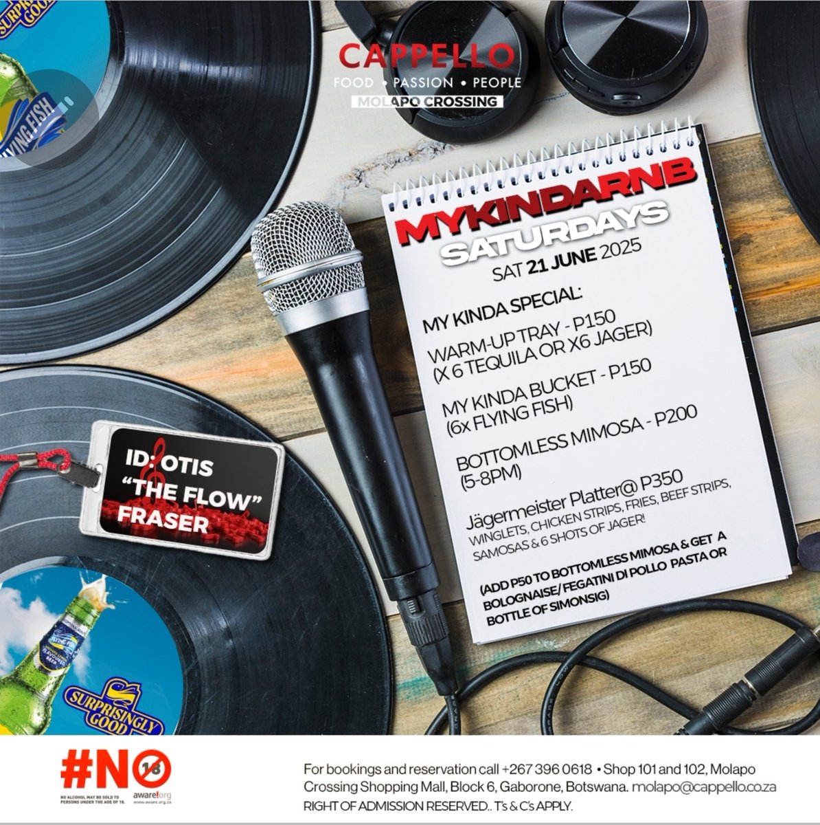 Friday - Coconut Lounge (F/Town)
Saturday - #MyKindaRnB Saturdays Exclusive to @cappellomolapo

You are so Invited ☺️