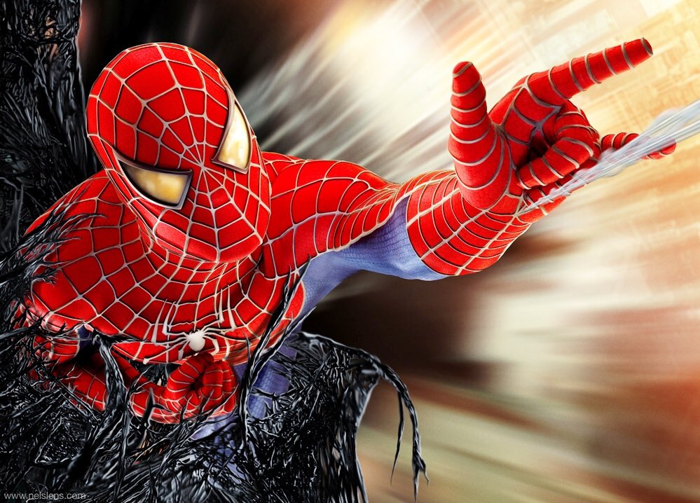 Imagen promocional RARA de SPIDER-MAN 3 (2007) 🕷️✨