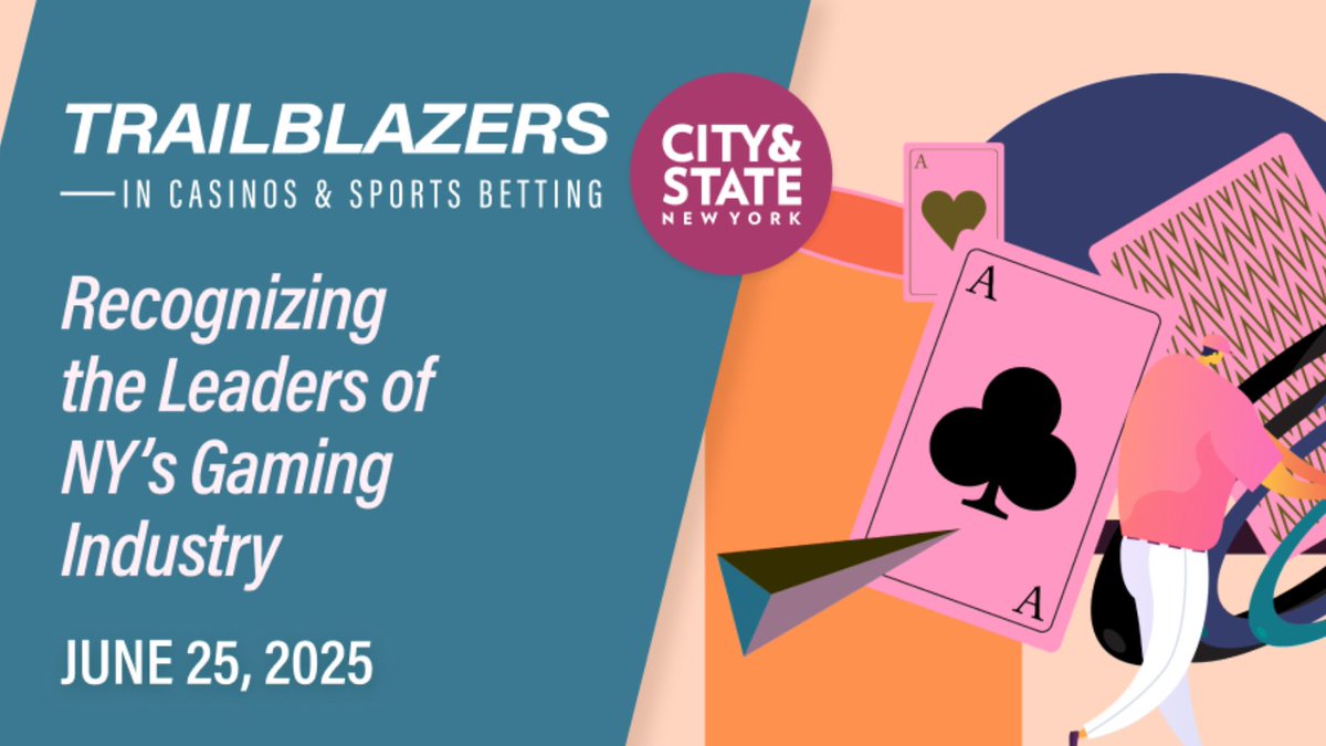 CSNY_Events's tweet image. 🎰♠️ The game is changing—are you in?
Join us NEXT WEEK at our 2025 Trailblazers in Casinos & Sports Betting reception as we spotlight the innovators driving growth, regulation, and innovation in the industry across NY!
Redeem your complimentary ticket: events.cityandstate.com/2025-trailblaz…