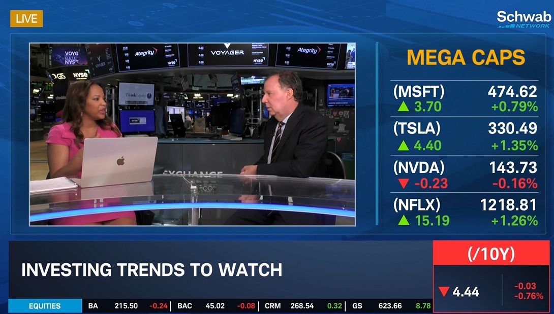 Managing Director and Portfolio Manager Douglas Cohen joined Schwab Network to identify pivotal “wild cards” in today’s markets, such as AI, U.S. debt and bond yields. 

Watch the full segment here: bit.ly/4l02IlT