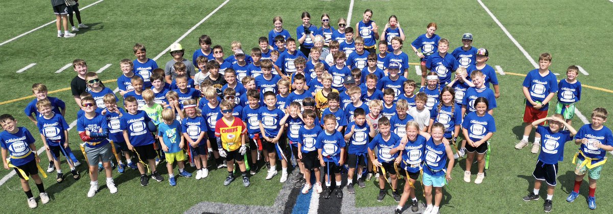wcsNHSFootball's tweet image. Flag Football camp was the absolute best! We got better this week! Good luck this fall campers! 

#Foundations #Knights