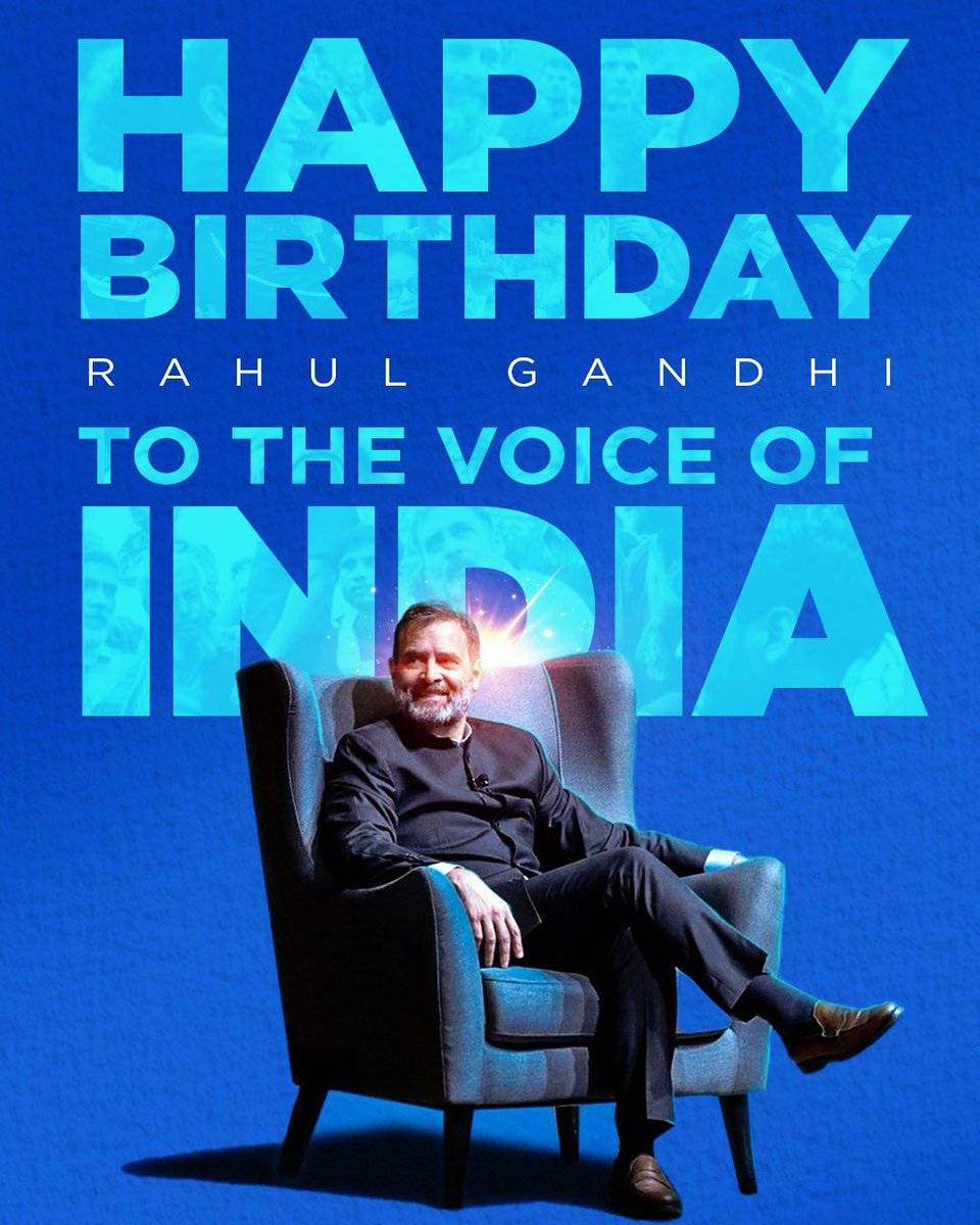 Rajasthan PCC (@incrajasthan) on Twitter photo Warmest Birthday Greetings to our Dynamic Leader, JanNayak Shri <a href="/RahulGandhi/">Rahul Gandhi</a> ji! тЭдя╕ПЁЯОЙ
Your tireless efforts to safeguard the Indian Constitution and your dedication to upholding the values of our democracy continue to inspire us all.
#HappyBirthdayRaGa ЁЯТкЁЯП╝ЁЯЗоЁЯЗ│ Warmest Birthday Greetings to our Dynamic Leader, JanNayak Shri <a href="/RahulGandhi/">Rahul Gandhi</a> ji! тЭдя╕ПЁЯОЙ
Your tireless efforts to safeguard the Indian Constitution and your dedication to upholding the values of our democracy continue to inspire us all.
#HappyBirthdayRaGa ЁЯТкЁЯП╝ЁЯЗоЁЯЗ│