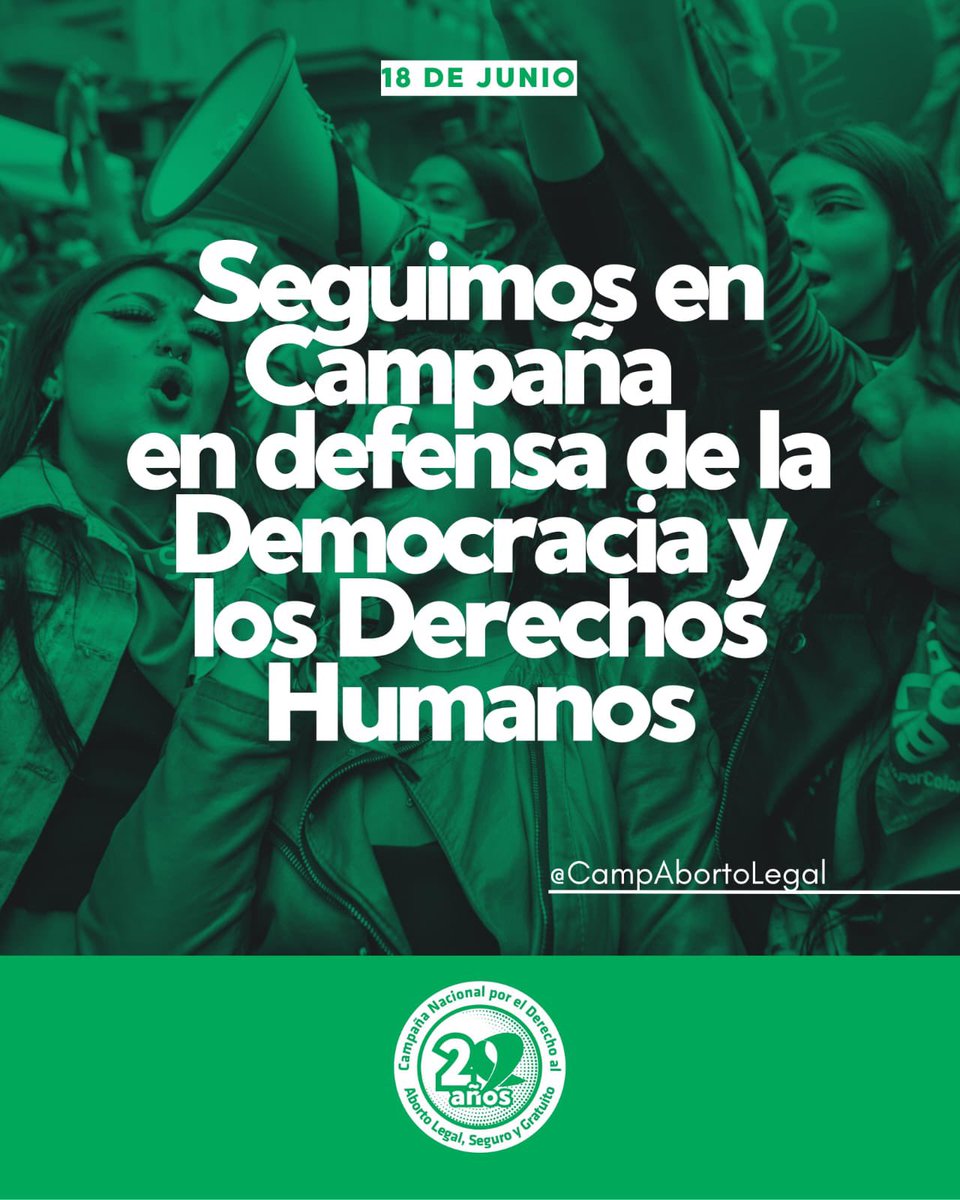 Seguimos en Campaña en defensa de la democracia y los DDHH, repudiamos la proscripción política de Cristina Fernández de Kirchner y el Decreto 383/2025 violatorio de la Constitución Nacional y múltiples tratados internacionales de DDHH.

✊🏽Sin derechos y garantías no hay libertad