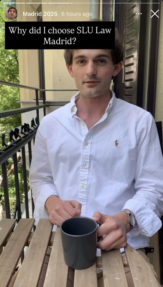 Rising 2L Justin Fuller takes us on a day in the life of a SLU LAW Program in Madrid student today! Follow along via SLU LAW’s Instagram page: instagram.com/s/aGlnaGxpZ2h0…