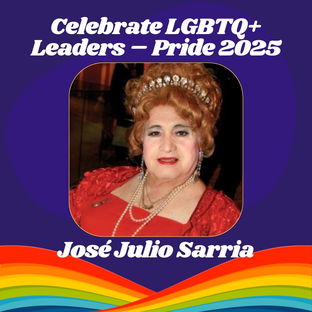 latinomuseum's tweet image. José Julio Sarria, known as The Grand Mere Absolute Empress I de San Francisco, was a political activist. José served in the Army during WWII, and in 1961, he became the first openly gay candidate for public office in the US.
José was a drag queen and regular performer at the…