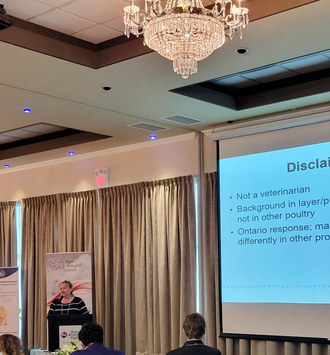 Pamela Kuipers-Malek from EFO walked us through testing, response protocols &amp; ongoing research with OMAFA to better understand the rise in Salmonella cases

Dr. Schlegel talked diagnosing &amp; responding to aMPV—sharing tools to help producers catch it early and treat it effectively
