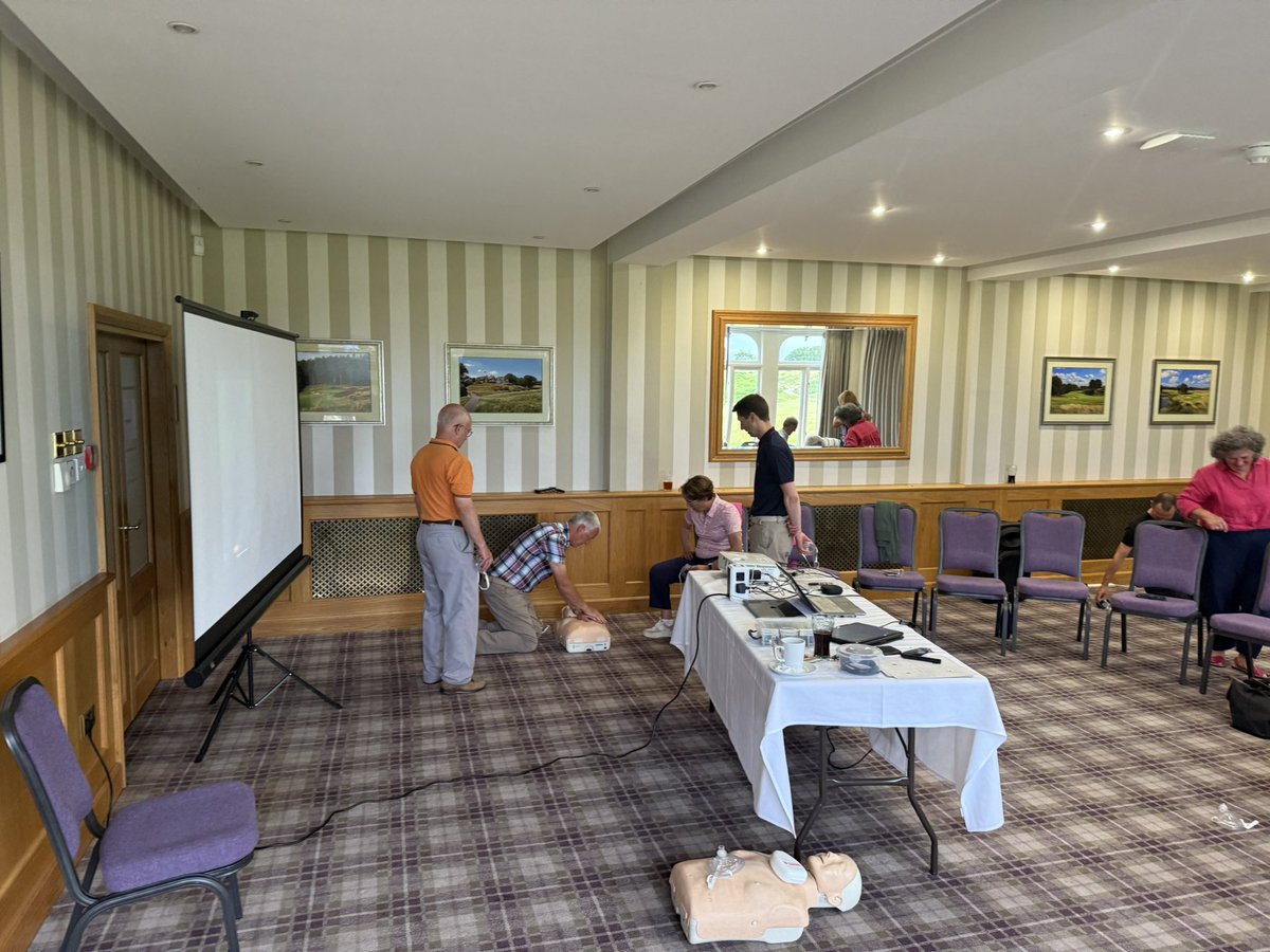 Reach First Aid (@reachaid) on Twitter photo A CPR session <a href="/delameregolf/">Delamere Forest GC</a> last night with member from the club. We looked at what to do in a medical emergency. A really enjoyable session - the first of 5 sessions! A CPR session <a href="/delameregolf/">Delamere Forest GC</a> last night with member from the club. We looked at what to do in a medical emergency. A really enjoyable session - the first of 5 sessions!