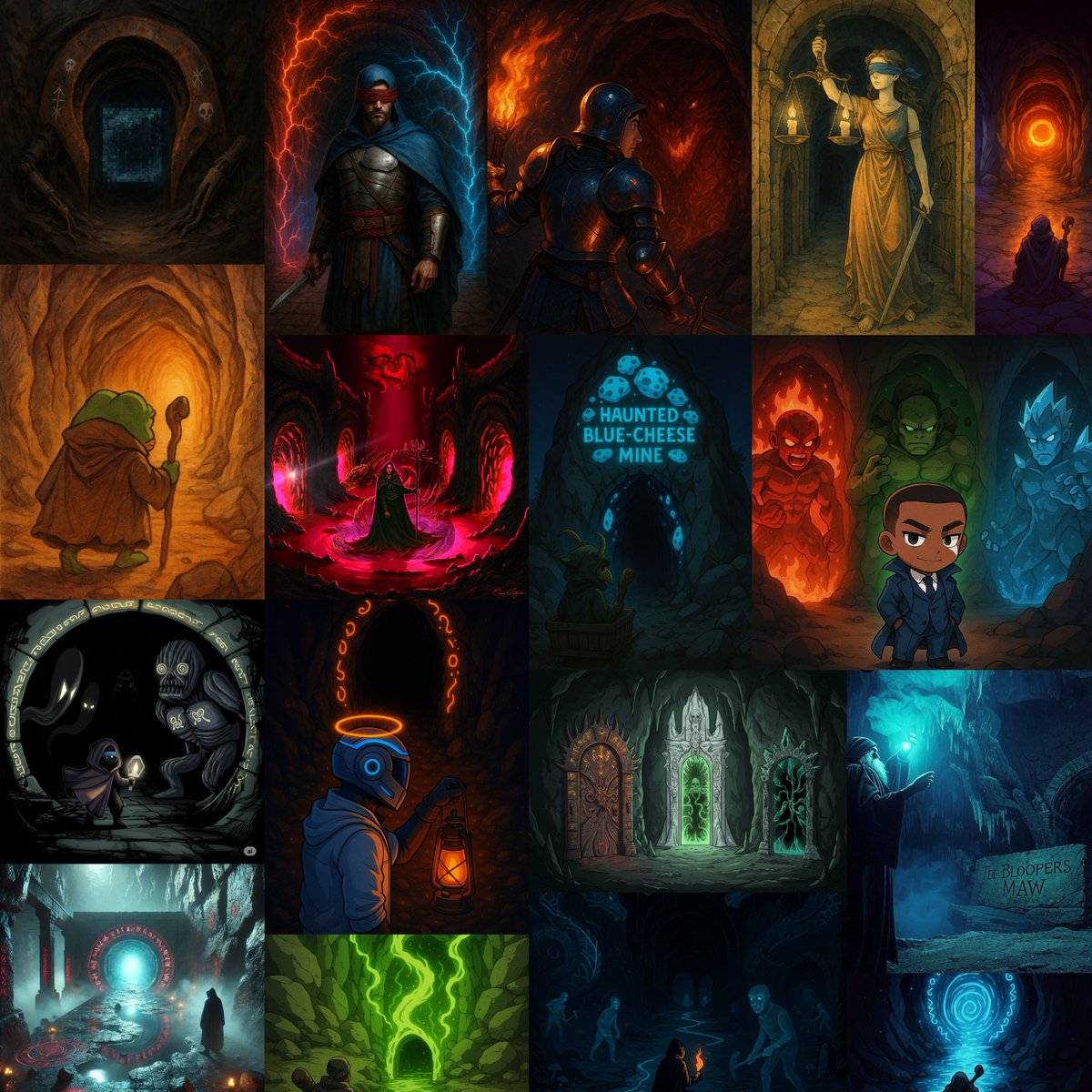 wearebloopers's tweet image. Hundreds of Bloopers tried to imagine the entrance to the Mine.

And none of them looked the same.

That&apos;s because they&apos;re not supposed to.

This isn&apos;t one tunnel.

Its many.