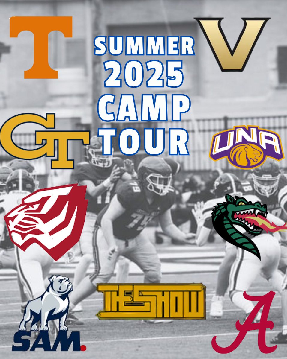 JWest_79 (@79jwest97977) on Twitter photo Schedule update! 💥1% better everyday
6/4- Georgia Tech ✔️
6/5-Tennessee ✔️
6/8- Vanderbilt✔️
6/13-North Alabama✔️
6/20-UAB 🐉
6/21-Alabama 🐘
6/27-29-NXGN The Show 💪🏻
7/11- West Alabama 🐅
7/24-Samford 🐾
<a href="/GeepWade/">Geep Wade</a> <a href="/CoachBrentKeyGT/">Coach Brent Key</a> <a href="/coachjoshheupel/">Josh Heupel</a> <a href="/Gelarbee/">Glen Elarbee</a> <a href="/Coach_Lea/">Clark Lea</a> Schedule update! 💥1% better everyday
6/4- Georgia Tech ✔️
6/5-Tennessee ✔️
6/8- Vanderbilt✔️
6/13-North Alabama✔️
6/20-UAB 🐉
6/21-Alabama 🐘
6/27-29-NXGN The Show 💪🏻
7/11- West Alabama 🐅
7/24-Samford 🐾
<a href="/GeepWade/">Geep Wade</a> <a href="/CoachBrentKeyGT/">Coach Brent Key</a> <a href="/coachjoshheupel/">Josh Heupel</a> <a href="/Gelarbee/">Glen Elarbee</a> <a href="/Coach_Lea/">Clark Lea</a>