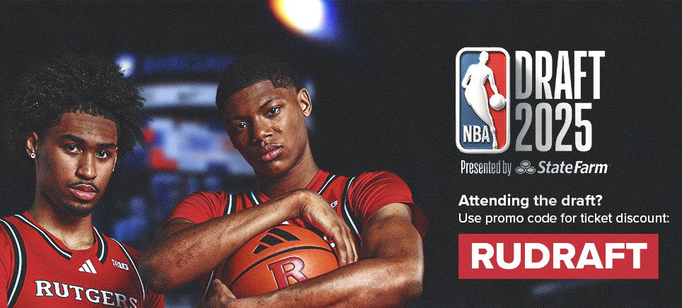 Rutgers Athletics is offering $50 tickets to the NBA Draft, where you can sit in an exclusive Rutgers fan section (Sec. 13).
 
ticketmaster.com/event/300062A2…