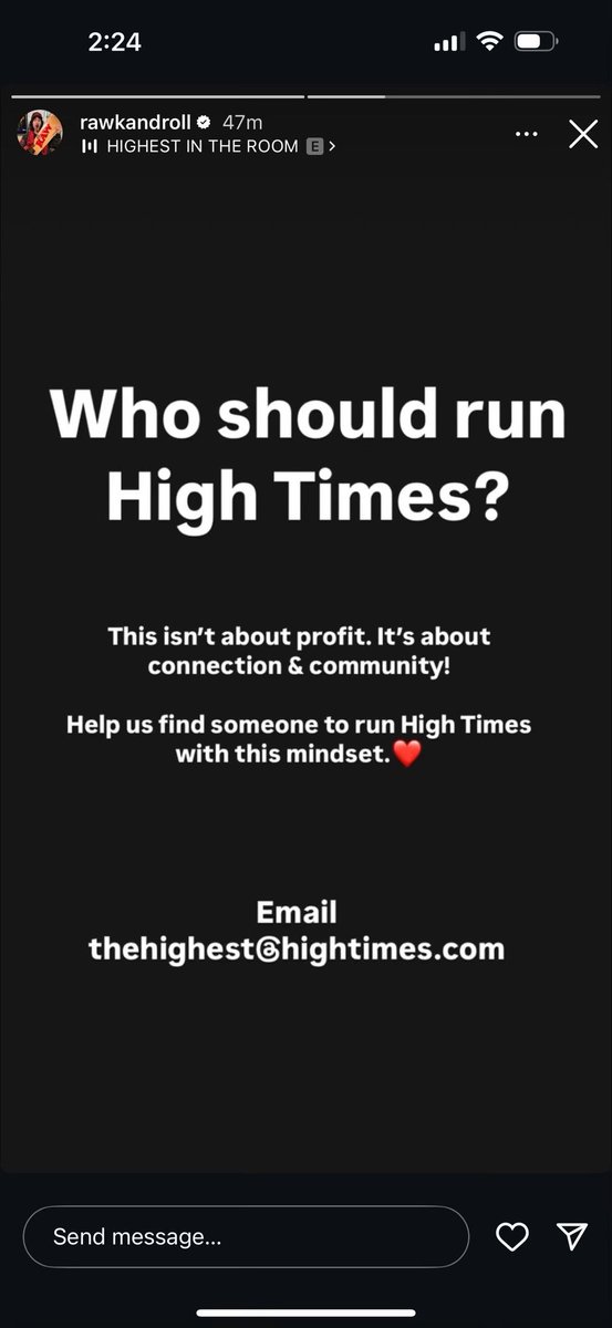 ✨I need your help!✨

Remember when I worked at High Times and worked hard to bring our c⭕️mmunity together?!

I’d love YOUR support now and in the future WE will restore <a href="/HIGH_TIMES_Mag/">High Times</a> to its former glory!

📧 Email thehighest@hightimes.com and suggest “Jen Bernstein!” 🙏