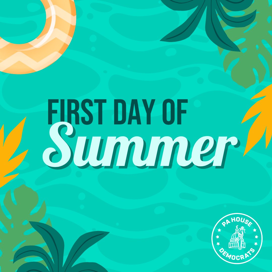 It doesn't "officially" start until this evening, but it's still the first day of summer! What plans do you have now that the weather is warmer?
