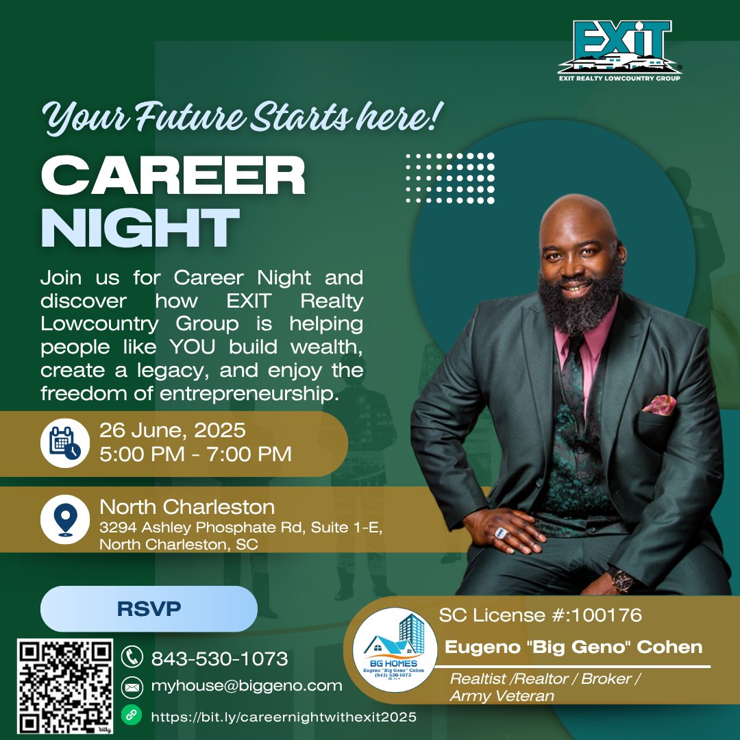 Here’s what’s waiting for you:

✅ Limitless income opportunities
✅ Cutting-edge technology &amp; expert training
✅ A proven path to long-term success
✅ Residual earnings &amp; retirement security

📌 Save your spot: bit.ly/careernightwit…
📩 RSVP here: 
forms.gle/hptU6STt9v42Cf…