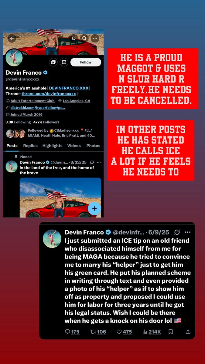 MULATO_520's tweet photo. Cancel his ass fucking disgusting human https://t.co/okkNEj6czh