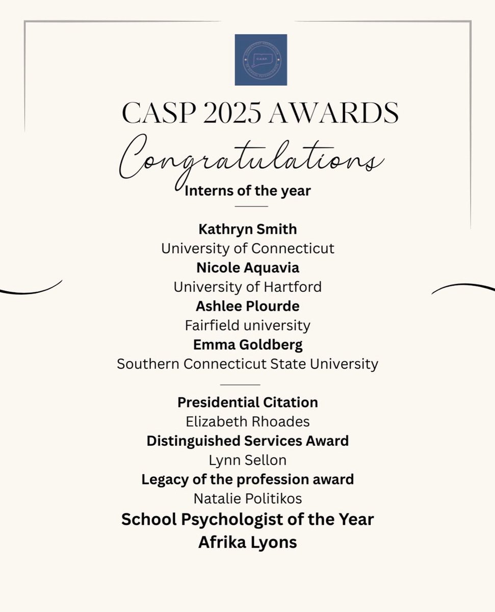 Congratulations to the 2025 Award Recipients!