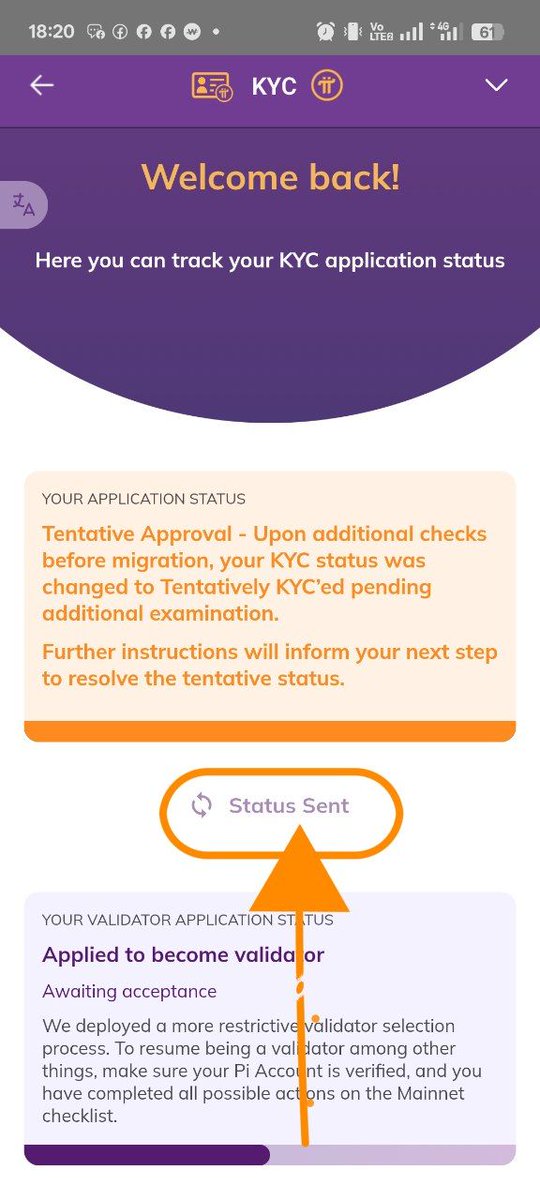 pibrens's tweet photo. 🔶 Many pioneers see KYC Tentative Approved with new Status SENT 🔍
It means re verification is happening before Mainnet migration👉 No action now just stay alert!
Clicking Status Sent confirms you're active.
Wait for further instructions.
#PiNetwork #KYC #Mainnet #picoin #PIBREN https://t.co/u4tj4KyThr