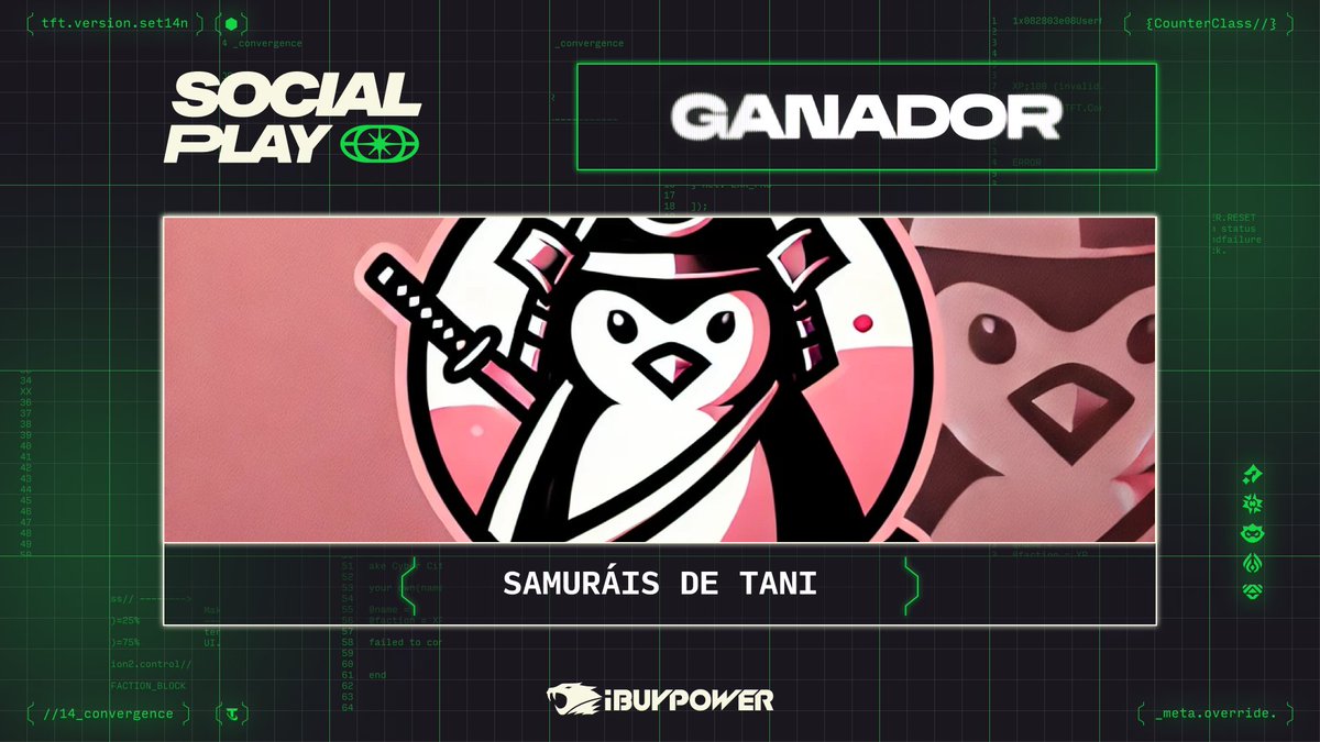 Juega TFT (@juegatft) on Twitter photo ¡Tenemos ganador del 4vs4 de SOCIAL PLAY!
Los Samuráis de <a href="/taniesportss/">Tan'i (単位) eSports</a> se llevan la victoria en la Gran Final de este formato de <a href="/TFT_ES/">Teamfight Tactics ES</a>🏆
¡Enhorabuena al club!
Y, por supuesto, GG a <a href="/TMD_TFT/">TiMiDines TFT</a> representando a Los Porofes como finalistas👏🏼 ¡Tenemos ganador del 4vs4 de SOCIAL PLAY!
Los Samuráis de <a href="/taniesportss/">Tan'i (単位) eSports</a> se llevan la victoria en la Gran Final de este formato de <a href="/TFT_ES/">Teamfight Tactics ES</a>🏆
¡Enhorabuena al club!
Y, por supuesto, GG a <a href="/TMD_TFT/">TiMiDines TFT</a> representando a Los Porofes como finalistas👏🏼