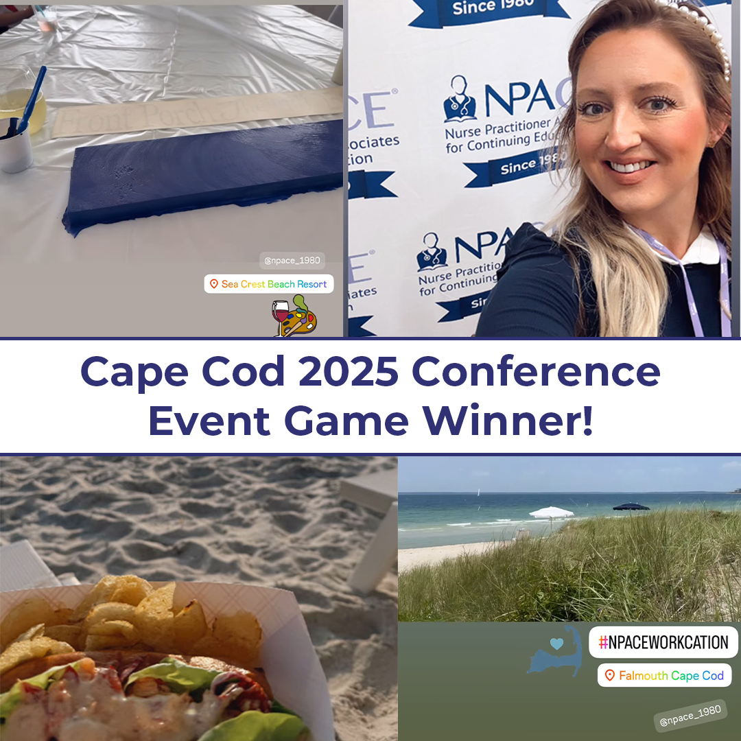 The Cape Cod Conference is a wrap, thank you to all the event game participants!
We are happy to announce our overall event game winner, Jennilyn Scamardella, winning a free registration to a 2026 conference! We look forward to seeing you at the next NPACE event!