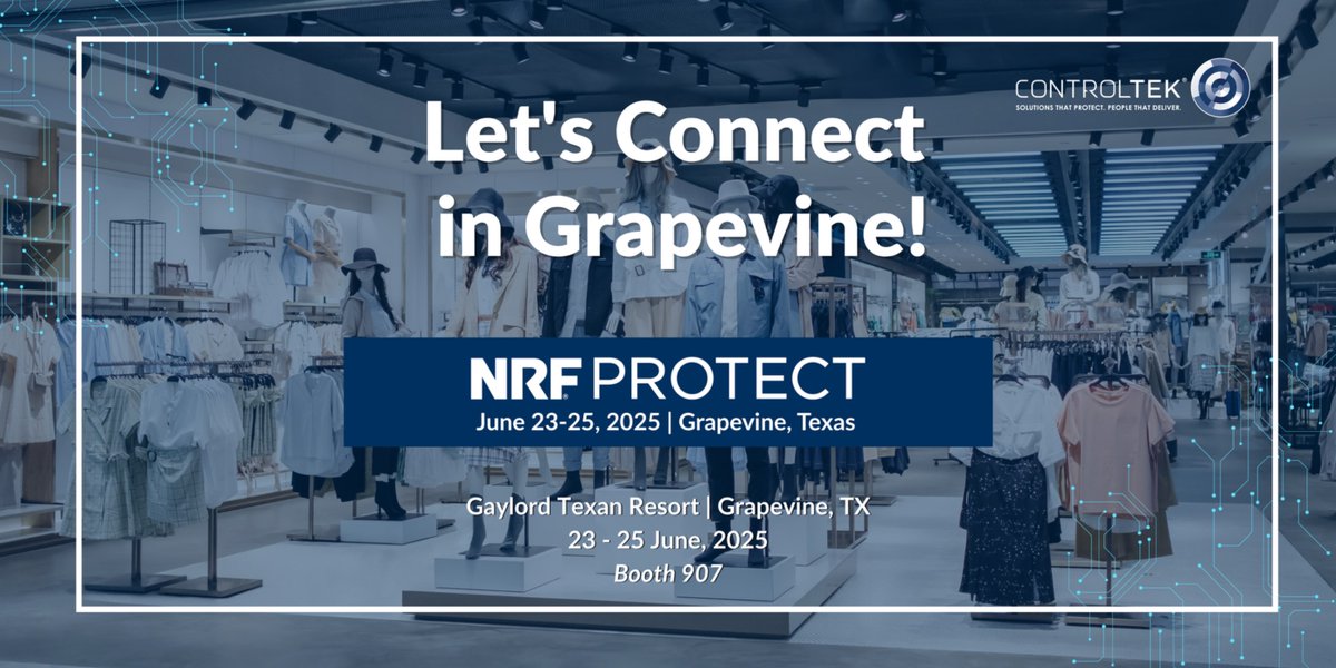 We’re headed to Grapevine, TX for #NRFPROTECT June 23–25!

Stop by Booth #907 to see smart, scalable tech for product protection, shrink reduction &amp; store ops.

Let’s connect and talk loss prevention solutions!
