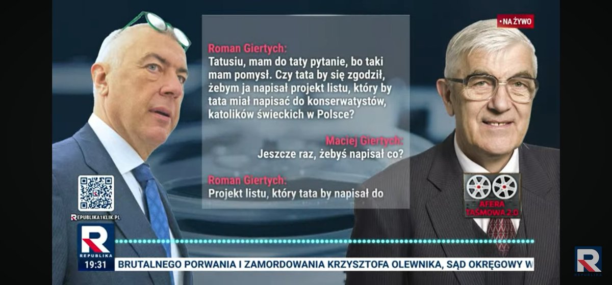 Maciej #Giertych i jego syn Roman Giertych utożsamiają się z wiarą katolicką  promując partie, które walczą z KRK i z tym wszystkim co Matka Kościół naucza w zgodzie z tym co Bóg objawił!
Taki to senior Giertych oddany katolik..ech o młodszym nie wspomnę
