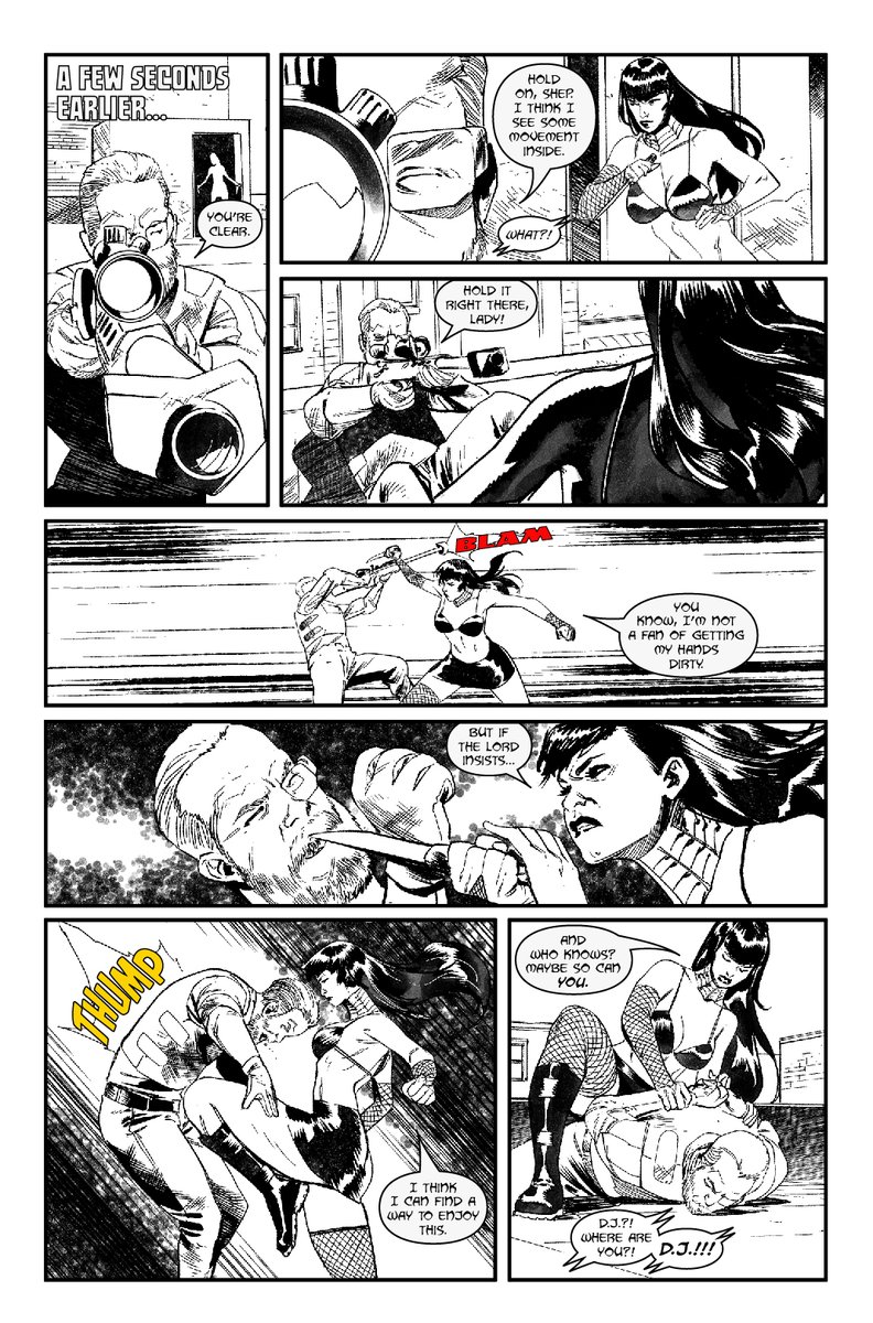 g_mart8's tweet image. Sometimes a new page is so good, I go in and letter it right away without waiting for colors. Knight #7 goes live July 15th! #wipwednesday #indiecomics
kickstarter.com/projects/philb…
Lineart by Mauricio Campetella
To be colored by Edgar Tavitas
