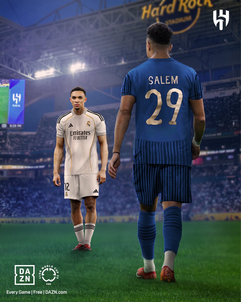 في كل أرض يعزف المجد نشيد..
كل التوفيق لفخر الوطن 💙
#الهلال_ريال_مدريد 
#كأس_العالم_للأندية