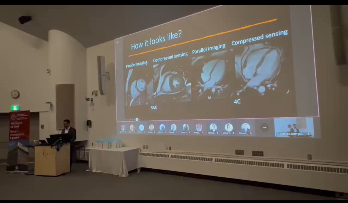 Presented my Fast Cardiac MRI project today at Ottawa Research Day!

Grateful for the chance to share my work on improving scan efficiency in cardiac imaging.