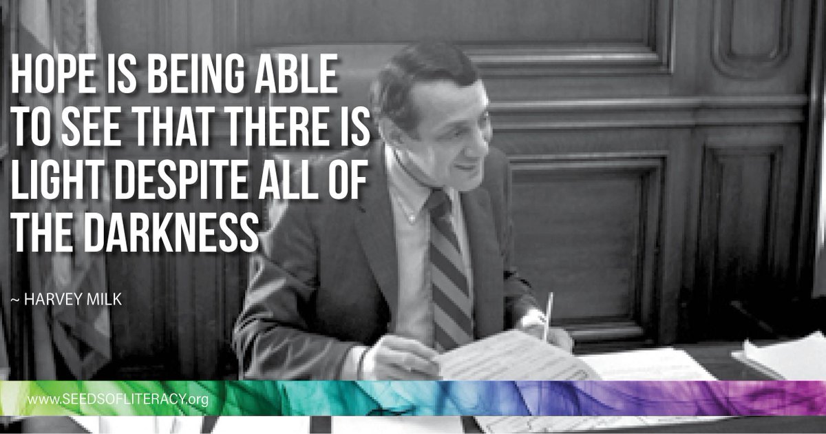 #WISDOMWEDNESDAY – Hope is being able to see that there is light despite all of the darkness. Harvey Milk
💡 Be the light for an adult learner. Become a volunteer tutor.📚 buff.ly/ktkftQD

#Pride2025 #GEDStudents #Volunteer #Tutor #OnetoOneTutoring #GEDTutors #AdultEd