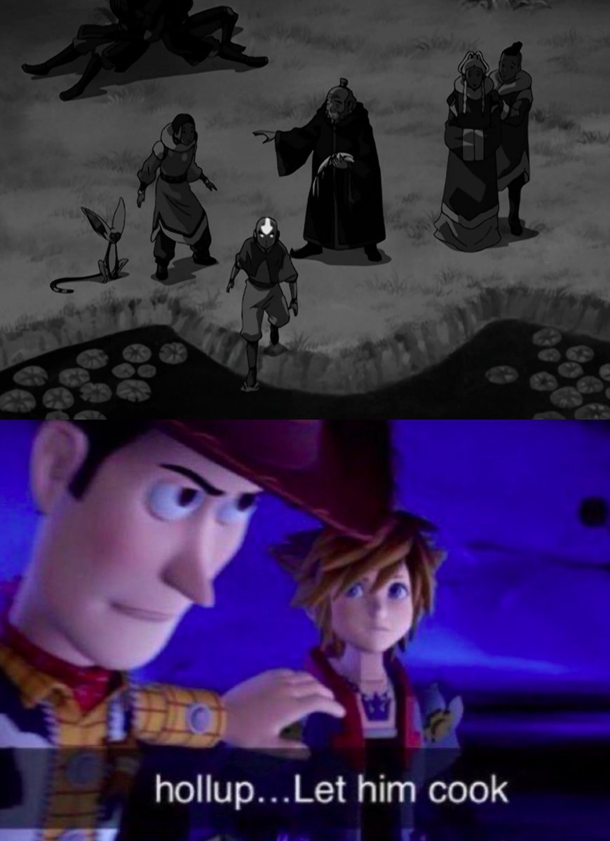 Iroh stopping Katara like