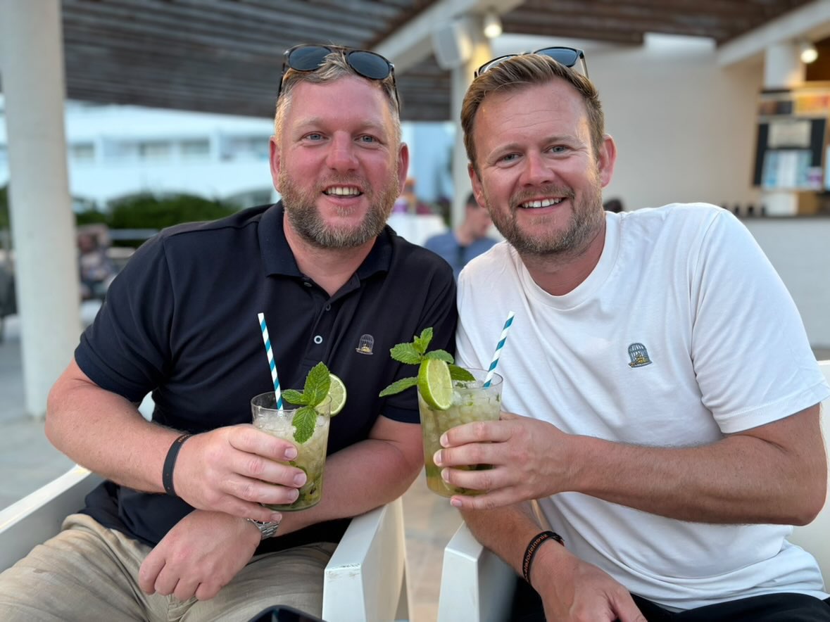 Nothing wrong with double S&amp;B.

Sun is shining and the smiles are out.

Long live the Mojito

sauceandbrown.com

#sunshine #smiles #summer