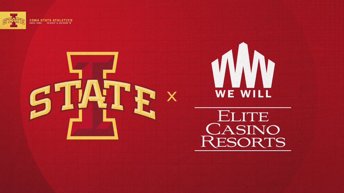 Iowa State Athletics (@cycloneath) on Twitter photo 🚨New Partnership 🚨
Iowa State Athletics & <a href="/WeWillCllective/">WeWillCollective</a> are excited to partner with Elite Casino Resorts
tinyurl.com/239h2rf6 🚨New Partnership 🚨
Iowa State Athletics & <a href="/WeWillCllective/">WeWillCollective</a> are excited to partner with Elite Casino Resorts
tinyurl.com/239h2rf6